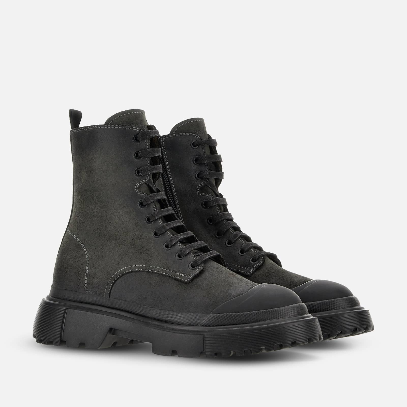 Combat Boots Hogan H619 Grey - 2