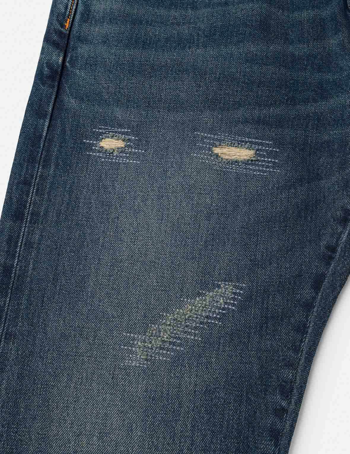 7-Pocket Design Washed Daicock Print Carrot Fit Jeans #2017 - 9