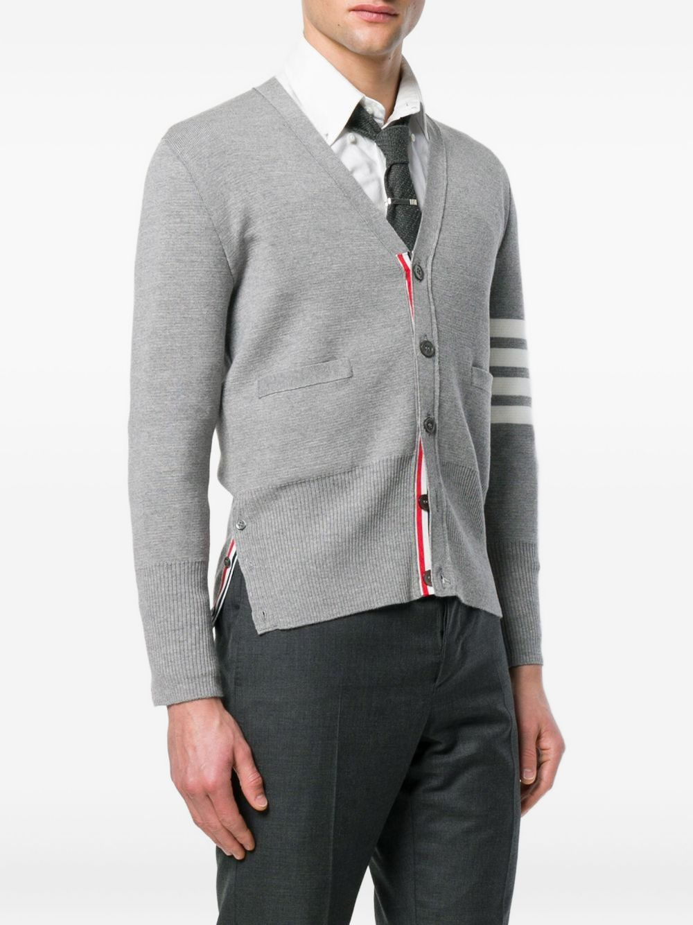 4-Bar Milano Stitch Cardigan - 4