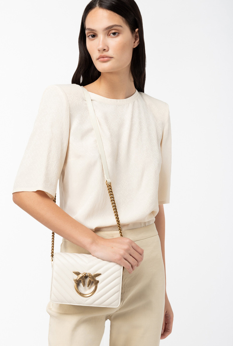 SMALL SHOULDER BAG LOVE BAG CLICK CHEVRON 5