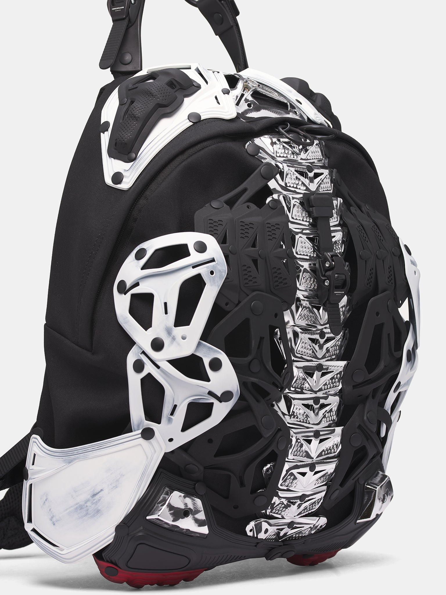 Black Patchwork Object BP1 Backpack - 3