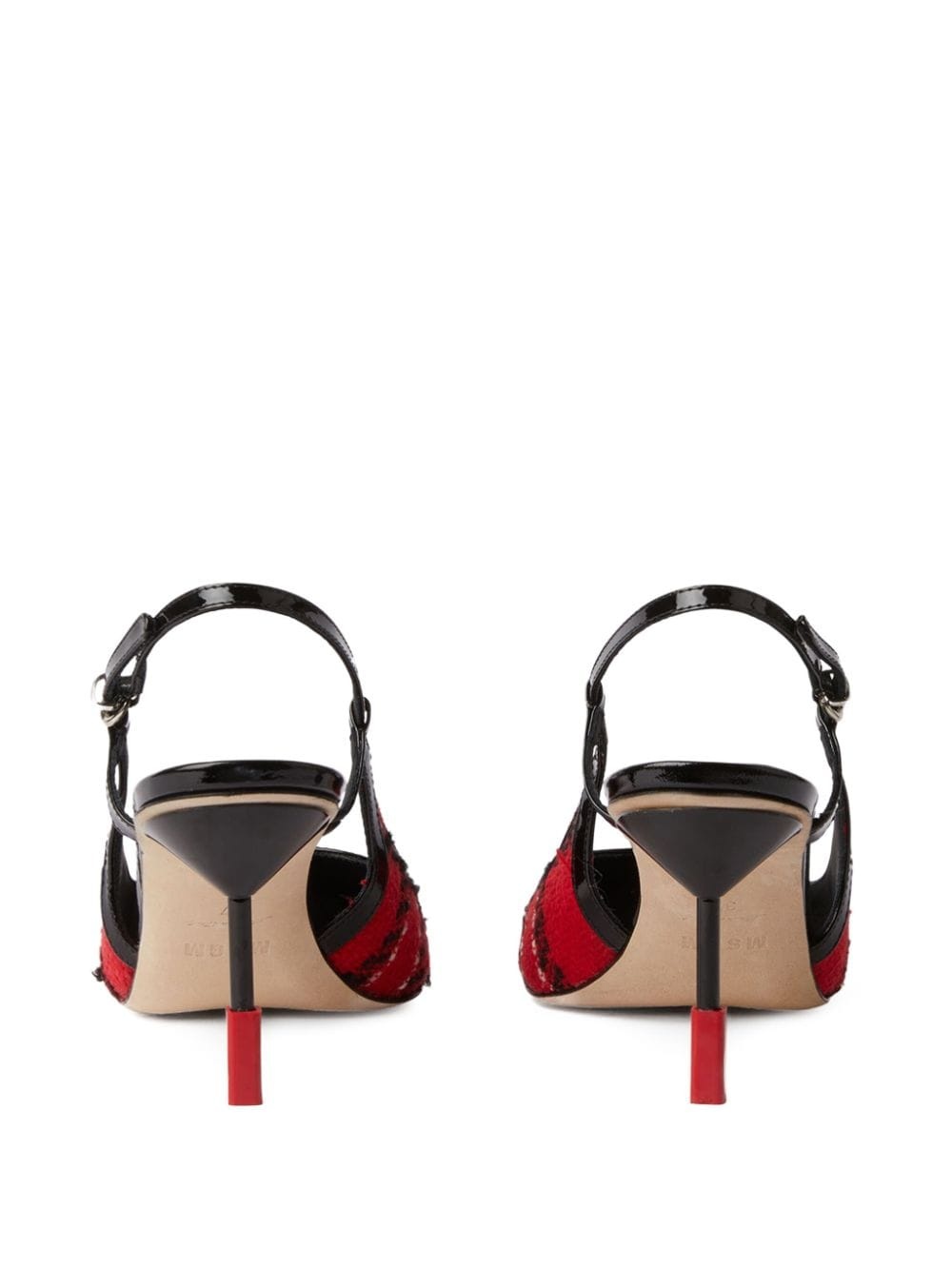 slingback tweed pumps - 3