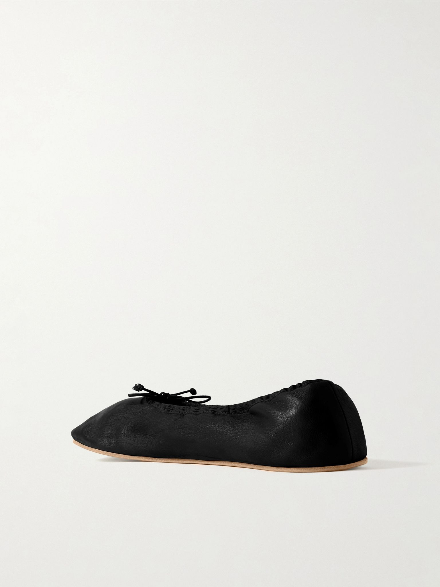 Leather ballet flats Black - 3