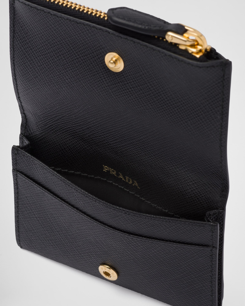 Prada Saffiano leather card holder outlook