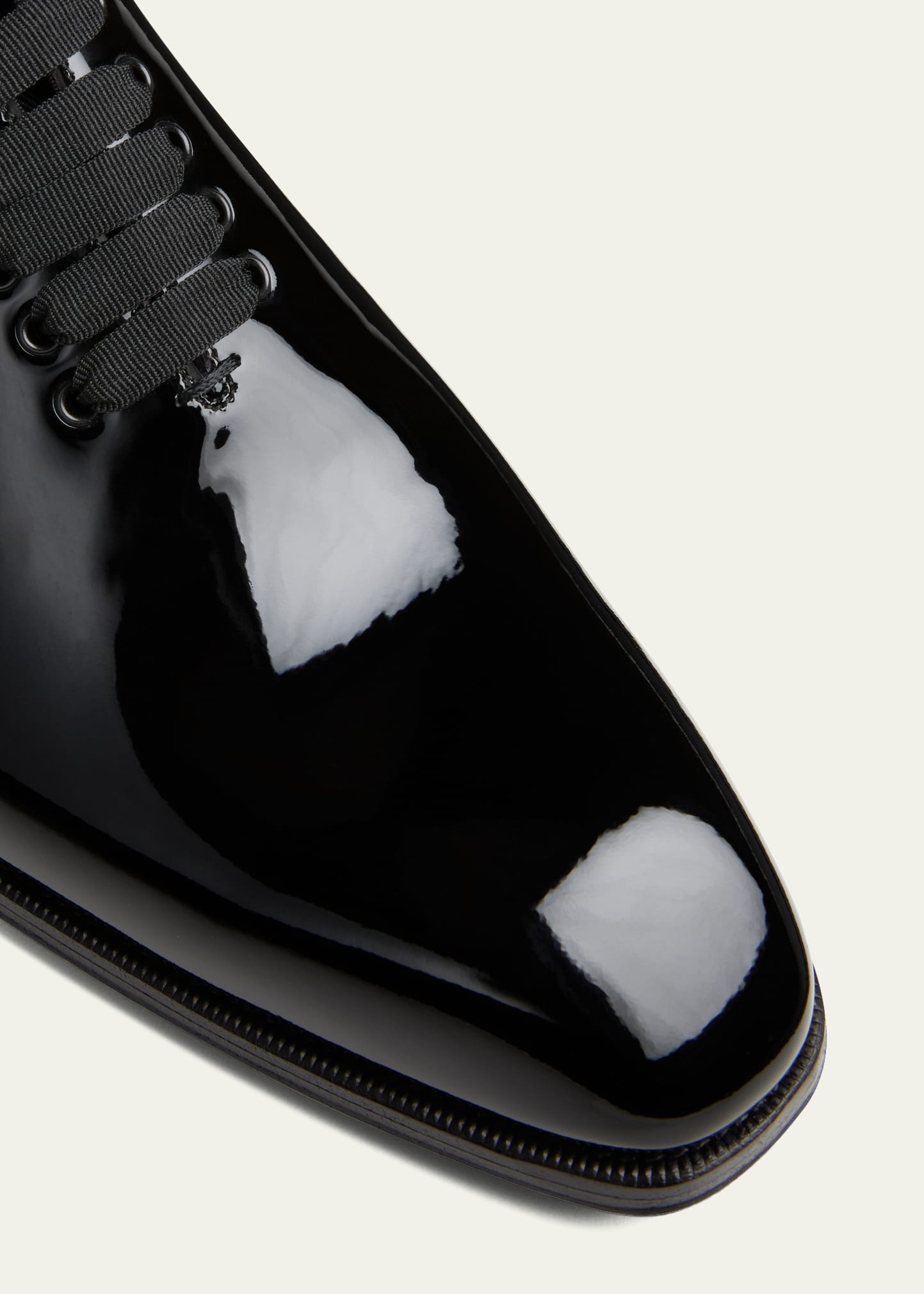 Men's Formal Lace-Up Leather Loafers - 5