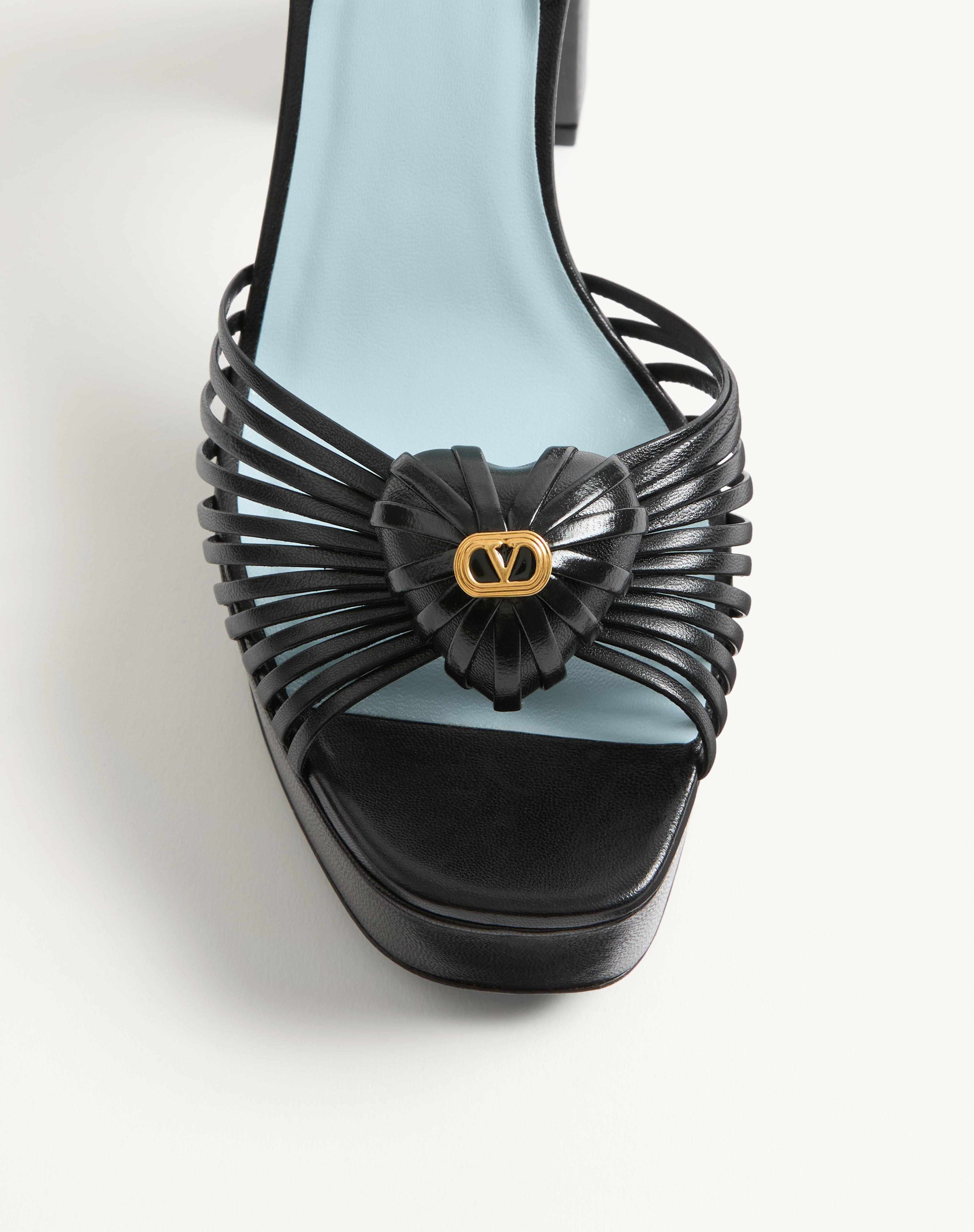 SANDAL ROYAL PLATFORM SANDAL IN KIDSKIN 115MM - 6