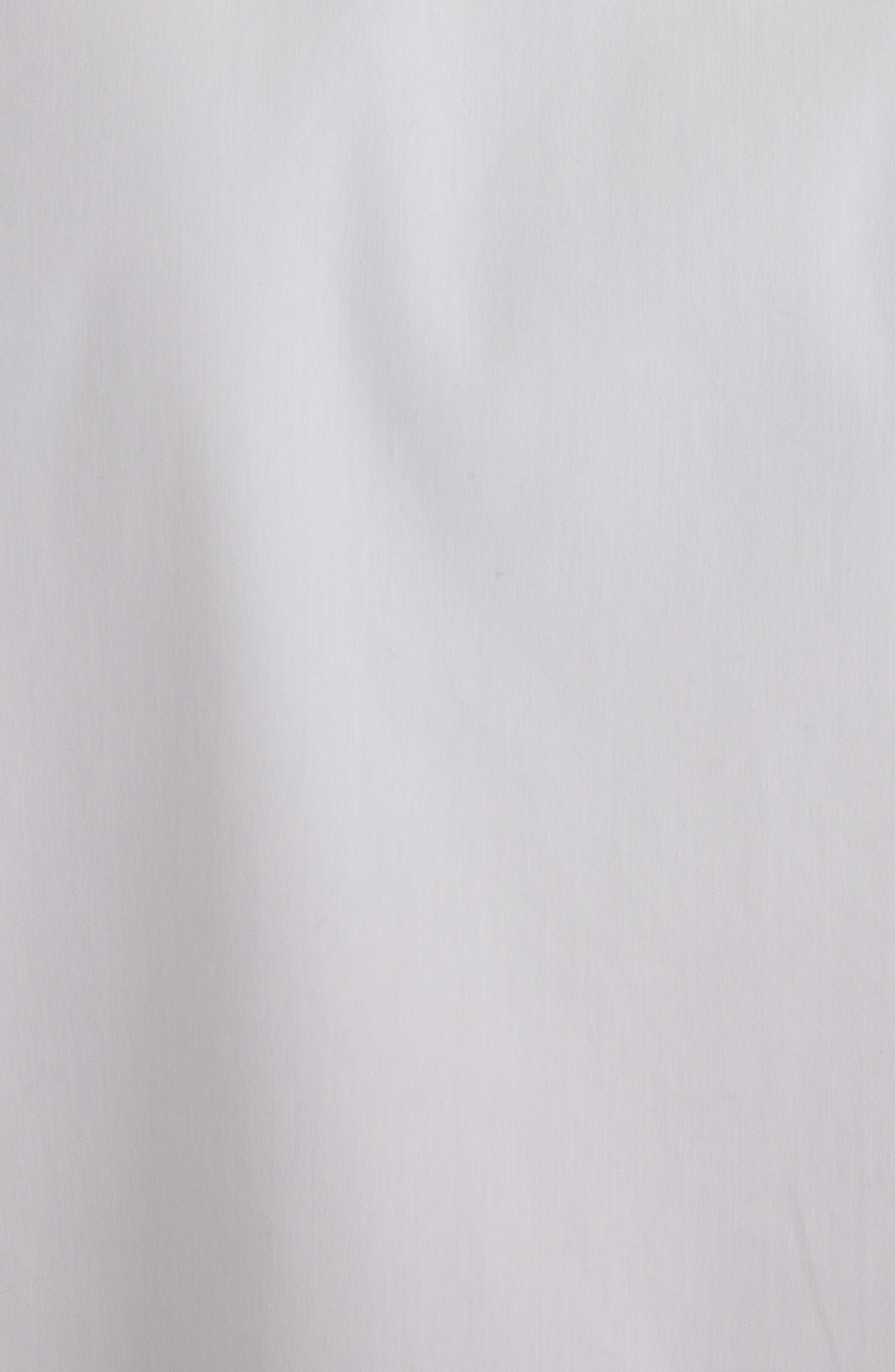 Givenchy Military Short Sleeve Cotton Blend Button-Up Shirt in White at Nordstrom - 6