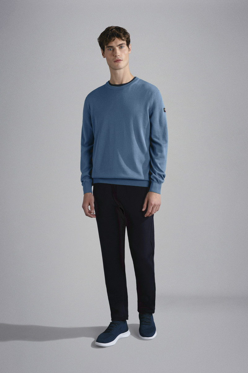 Paul & Shark GARMENT DYED PIMA COTTON JUMPER outlook