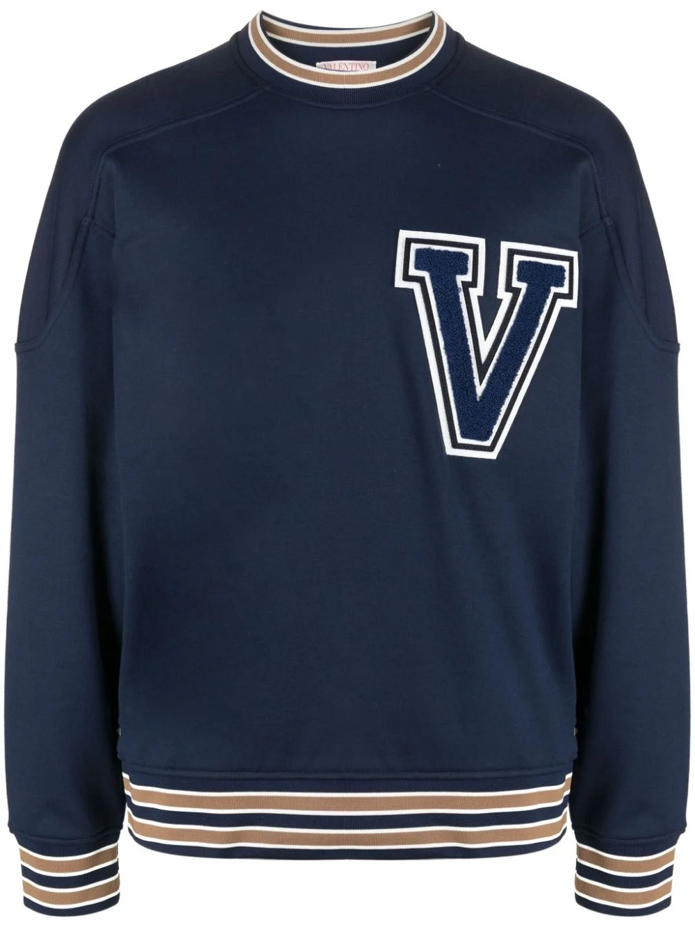 VLogo crew-neck sweatshirt - 1