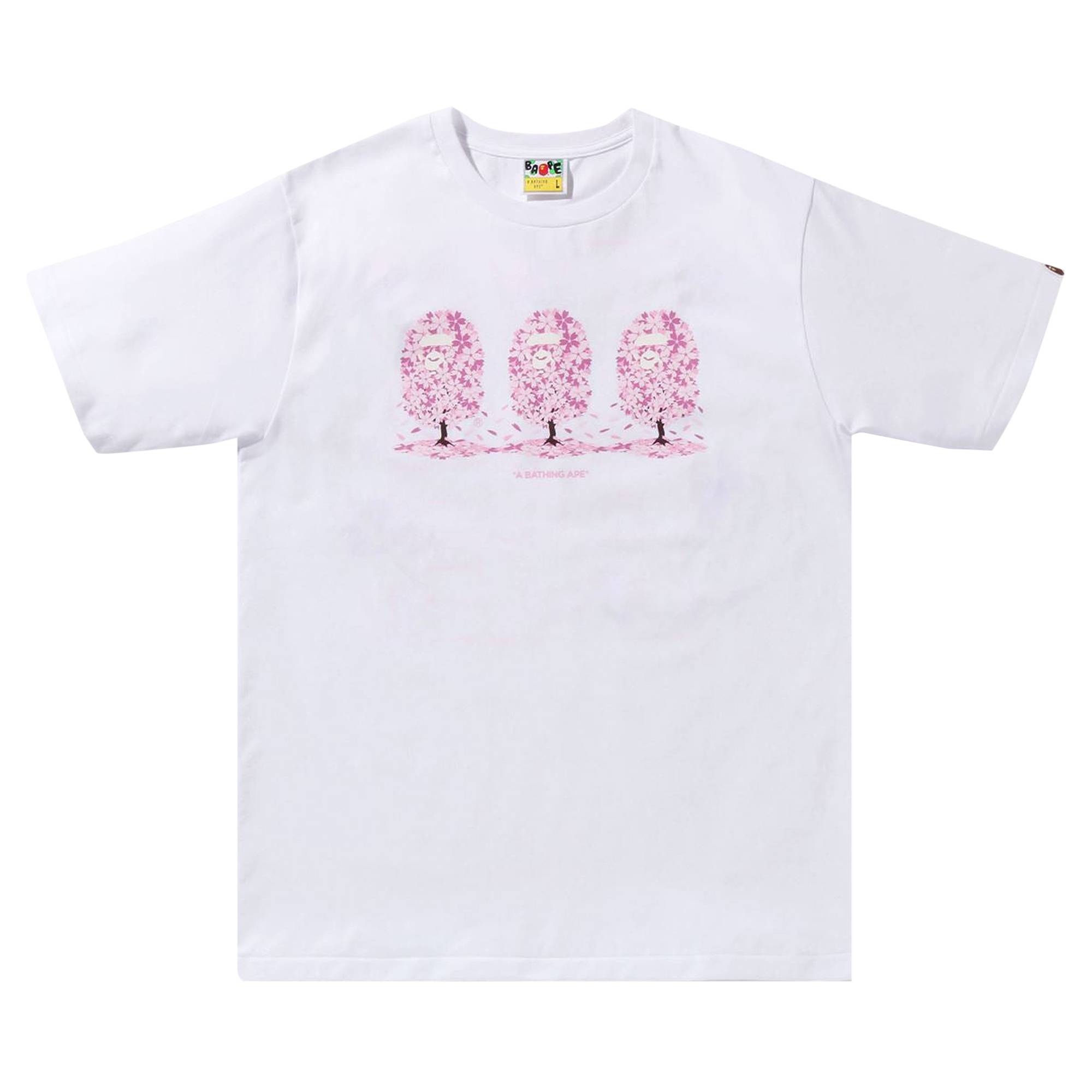 BAPE Sakura Tee 'White' - 1