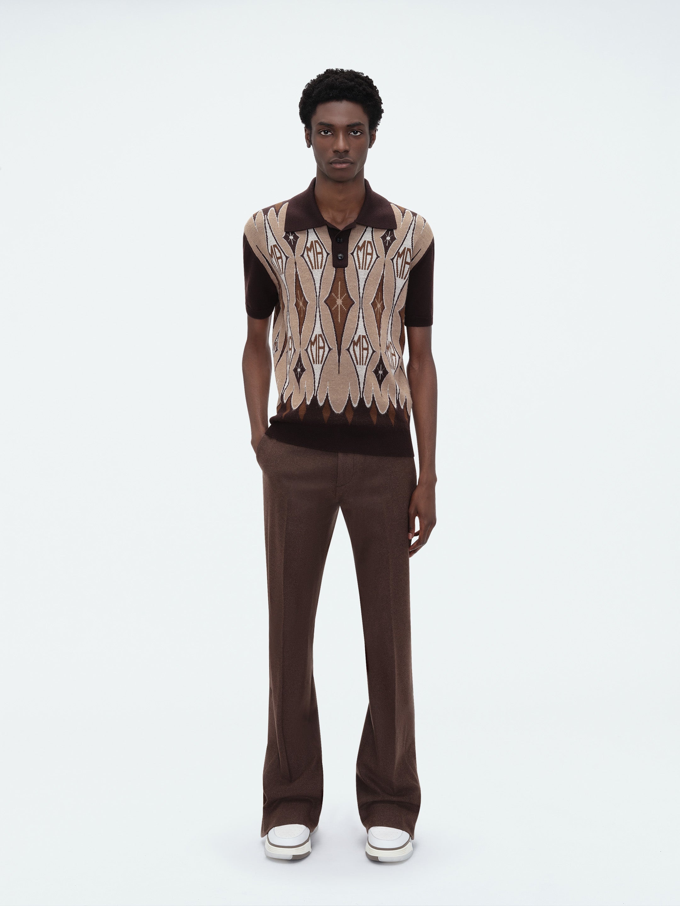ARGYLE JACQUARD POLO - 2