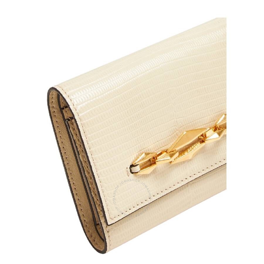Jimmy Choo Marinda Diamond-Chain Leather Wallet - 3