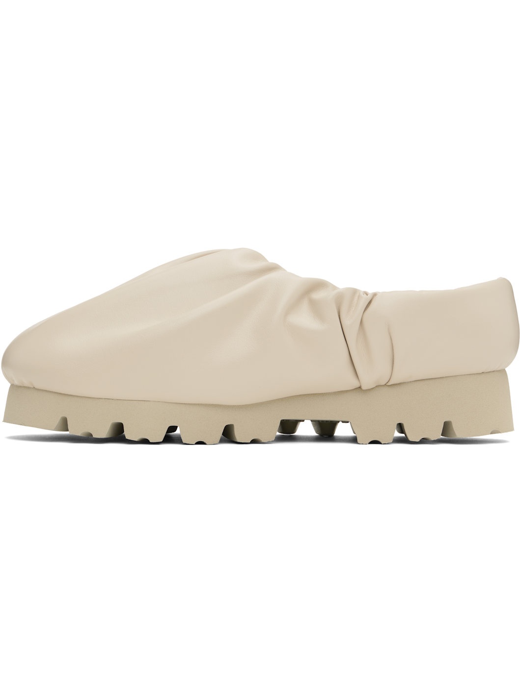 Beige Camp Low Loafers - 3
