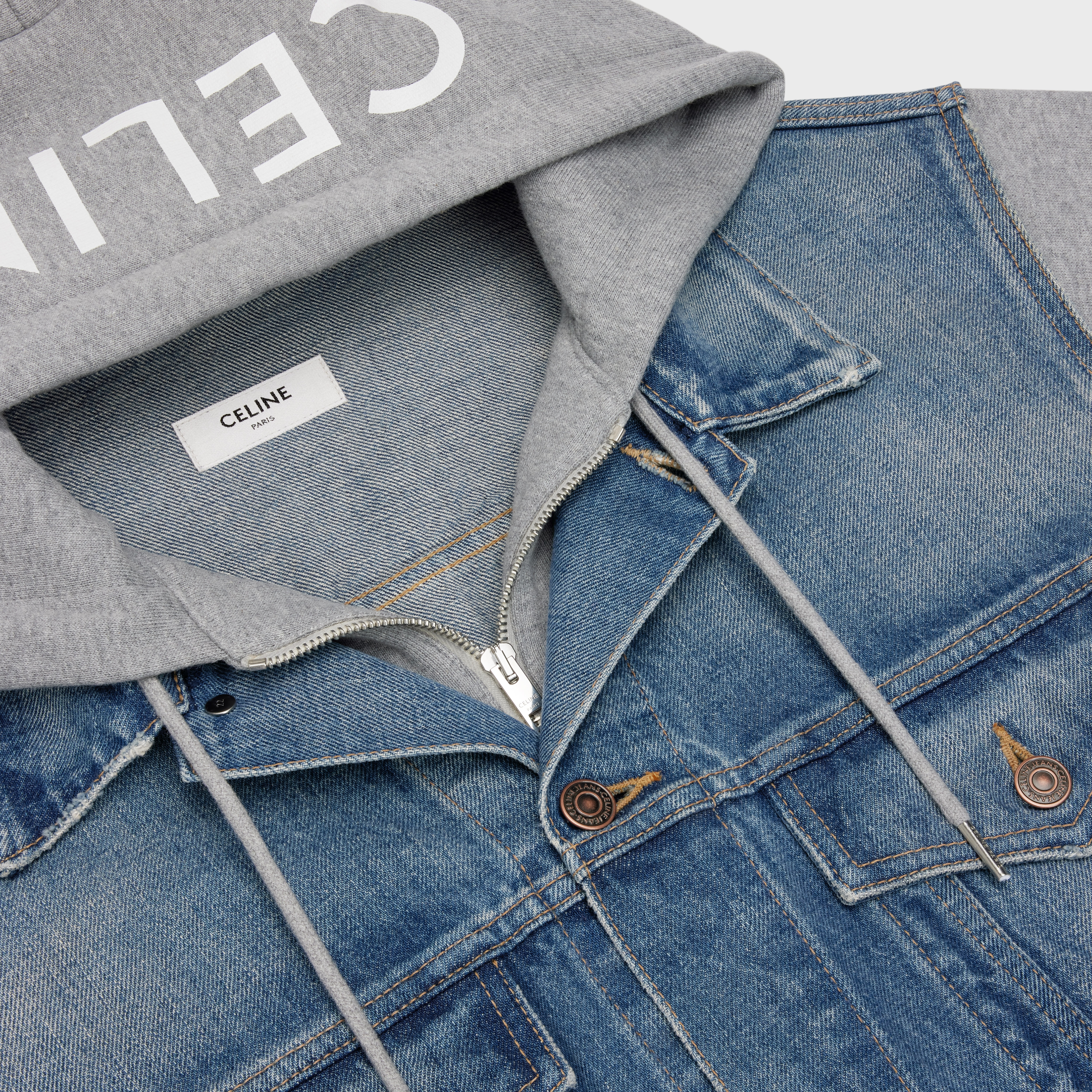 TRUCKER JACKET IN UNION WASH DENIM - 3