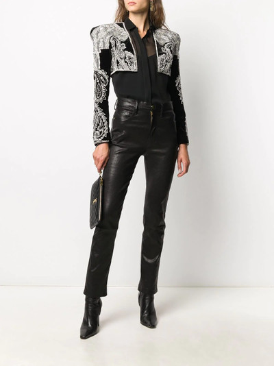 Balmain embroidered bolero jacket outlook