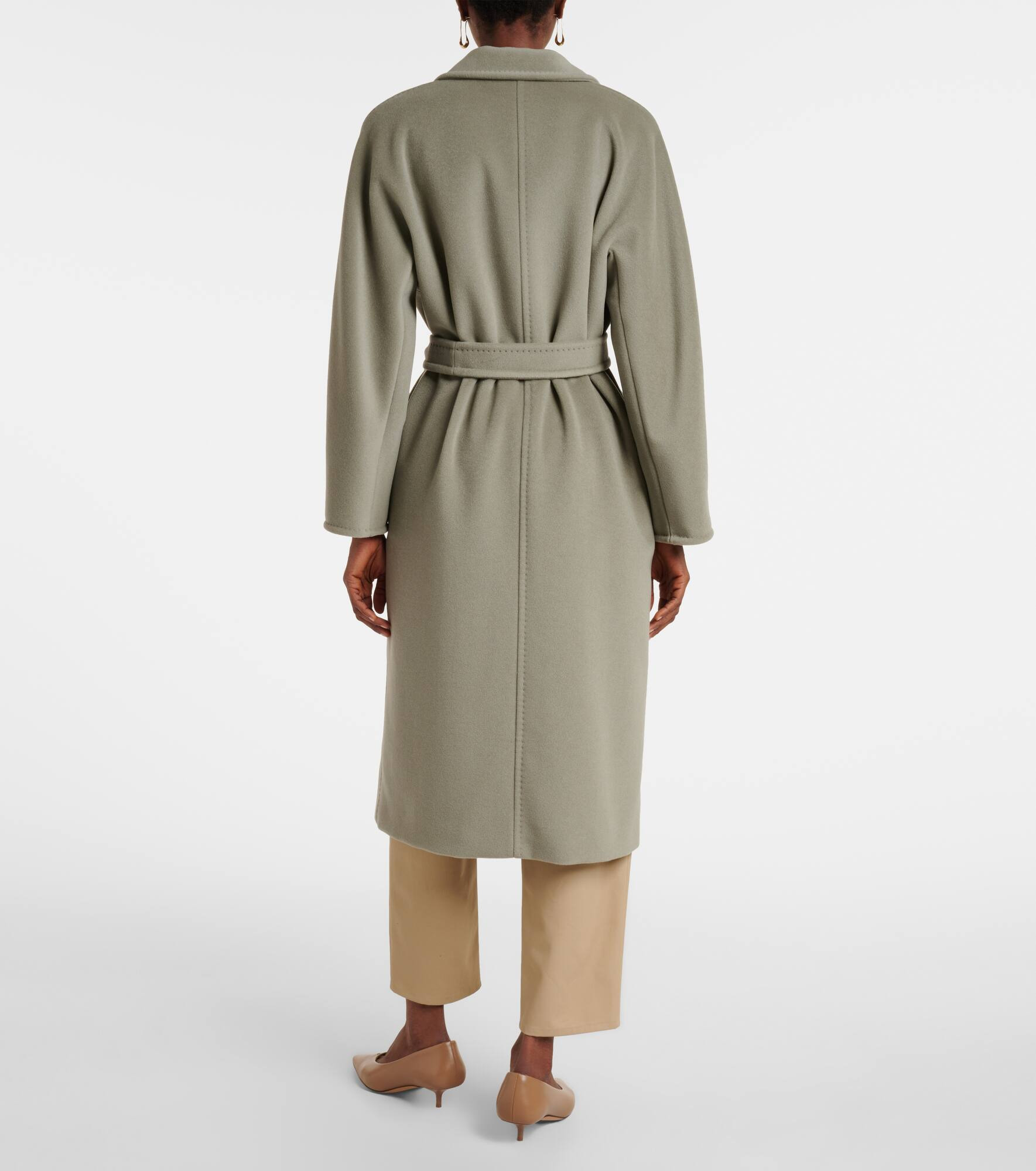 Madame belted wool and cashmere coat - 3