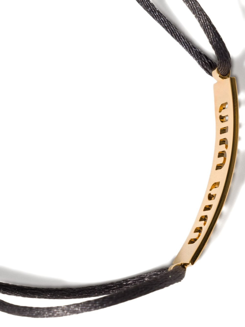 Miu Miu metal and cord bracelet outlook