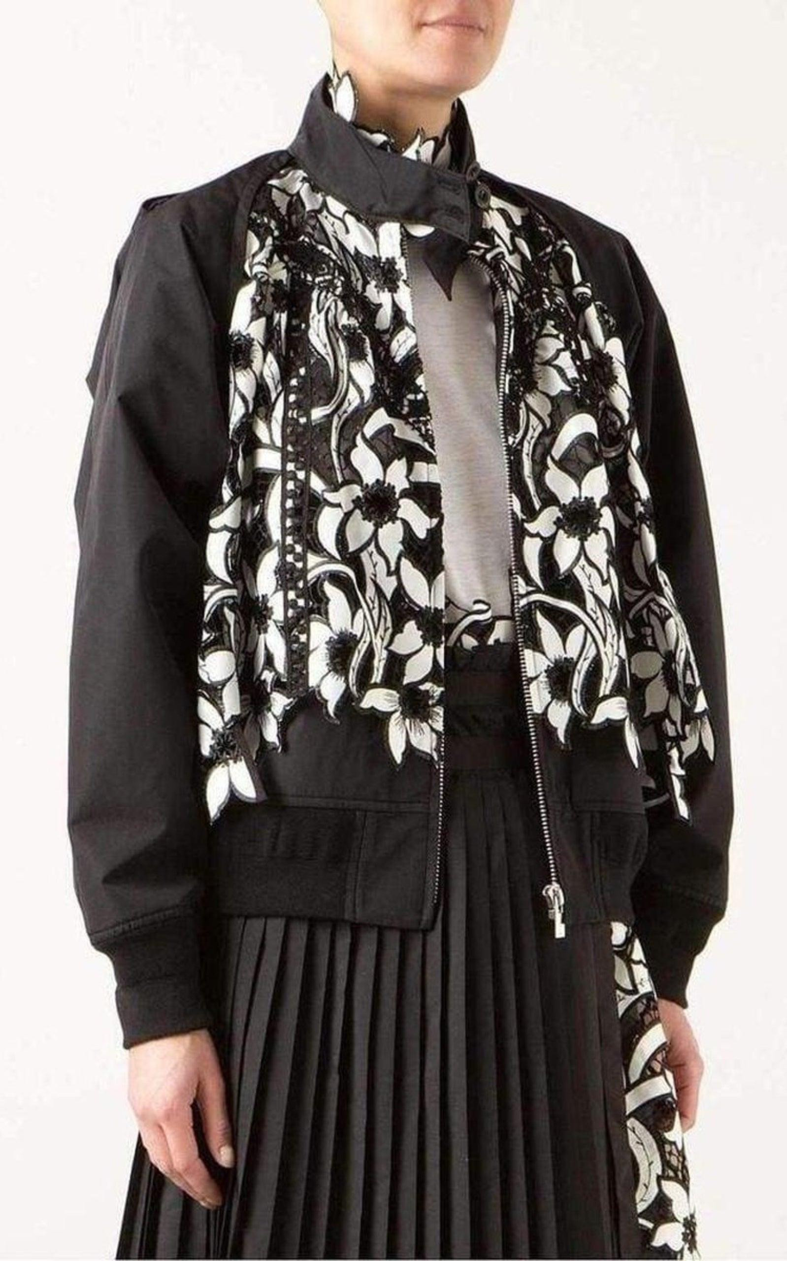 Broderie Anglaise Floral Cotton Jacket - 3