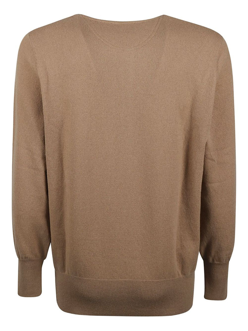 LARDINI button-placket sweater outlook