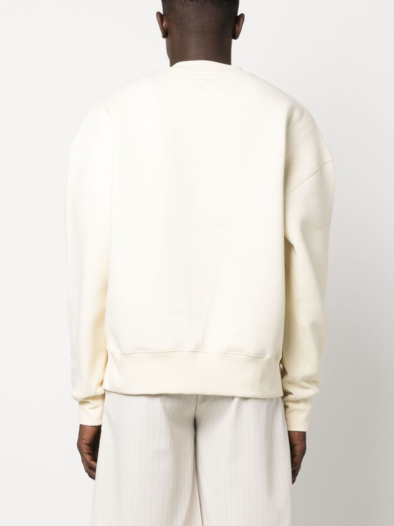 logo-embroidered patch sweatshirt 5