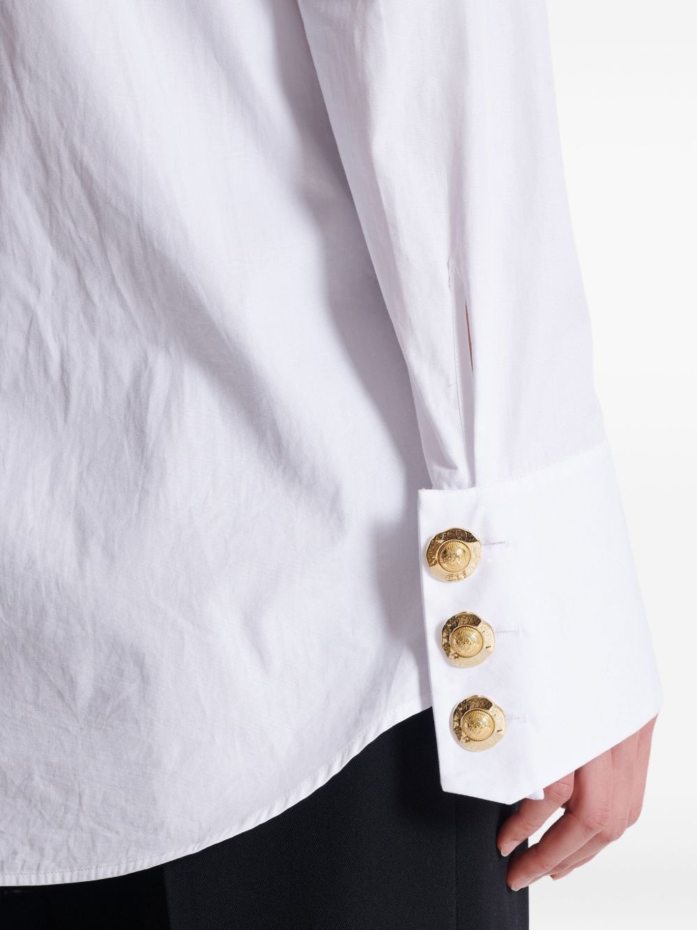 ruffled poplin shirt - 7