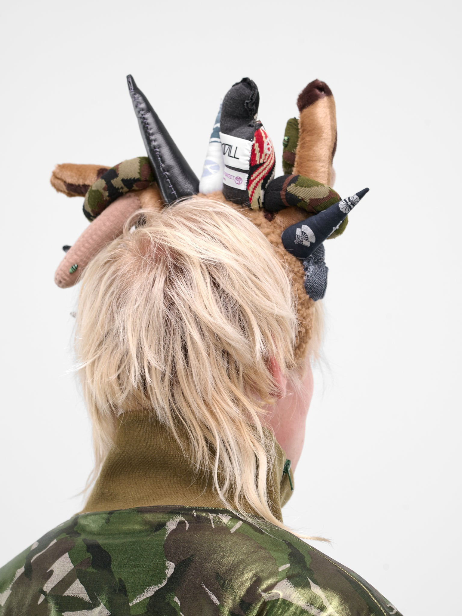 Punk Spiked Plush Headband - 3