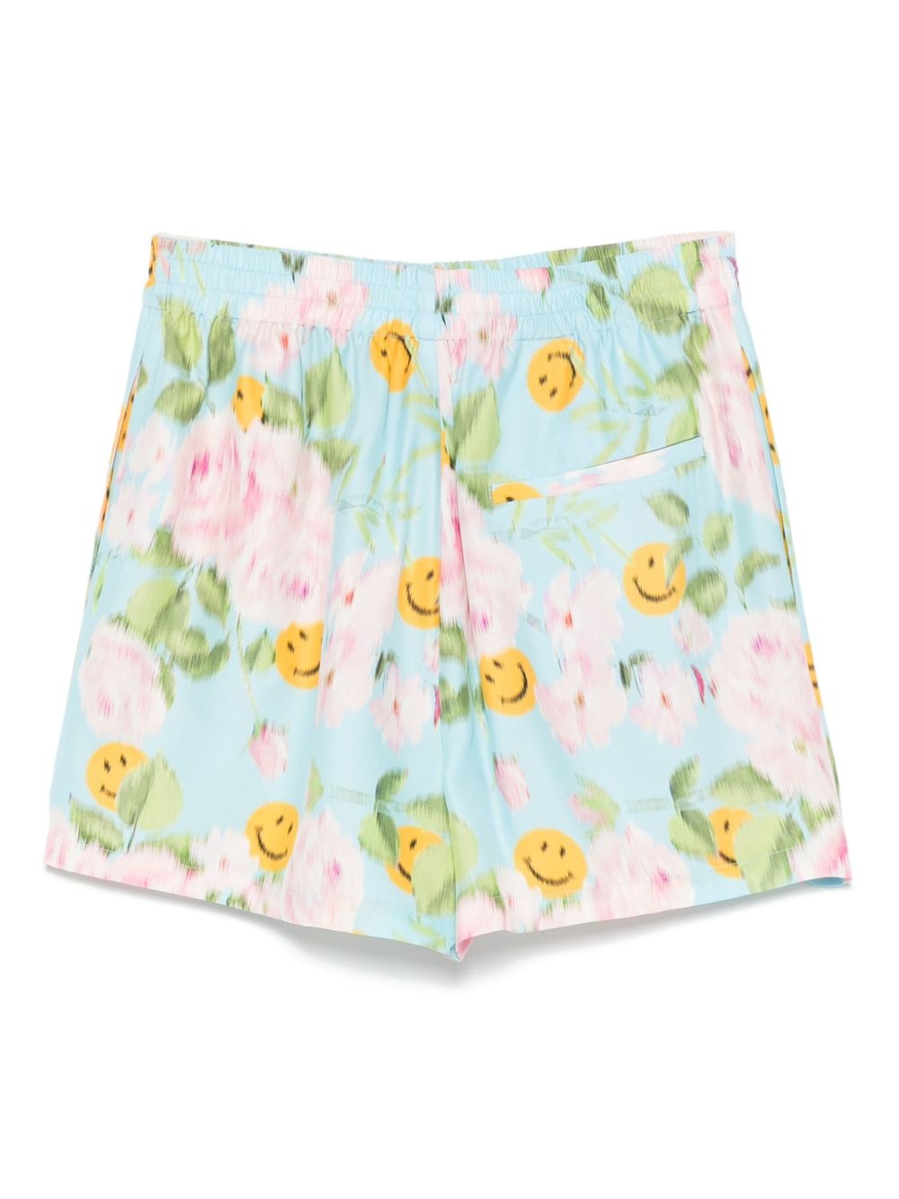 floral-print shorts - 2