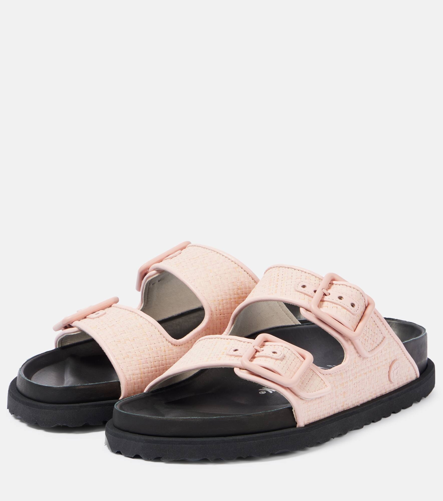 Arizona Luxe raffia sandals - 5