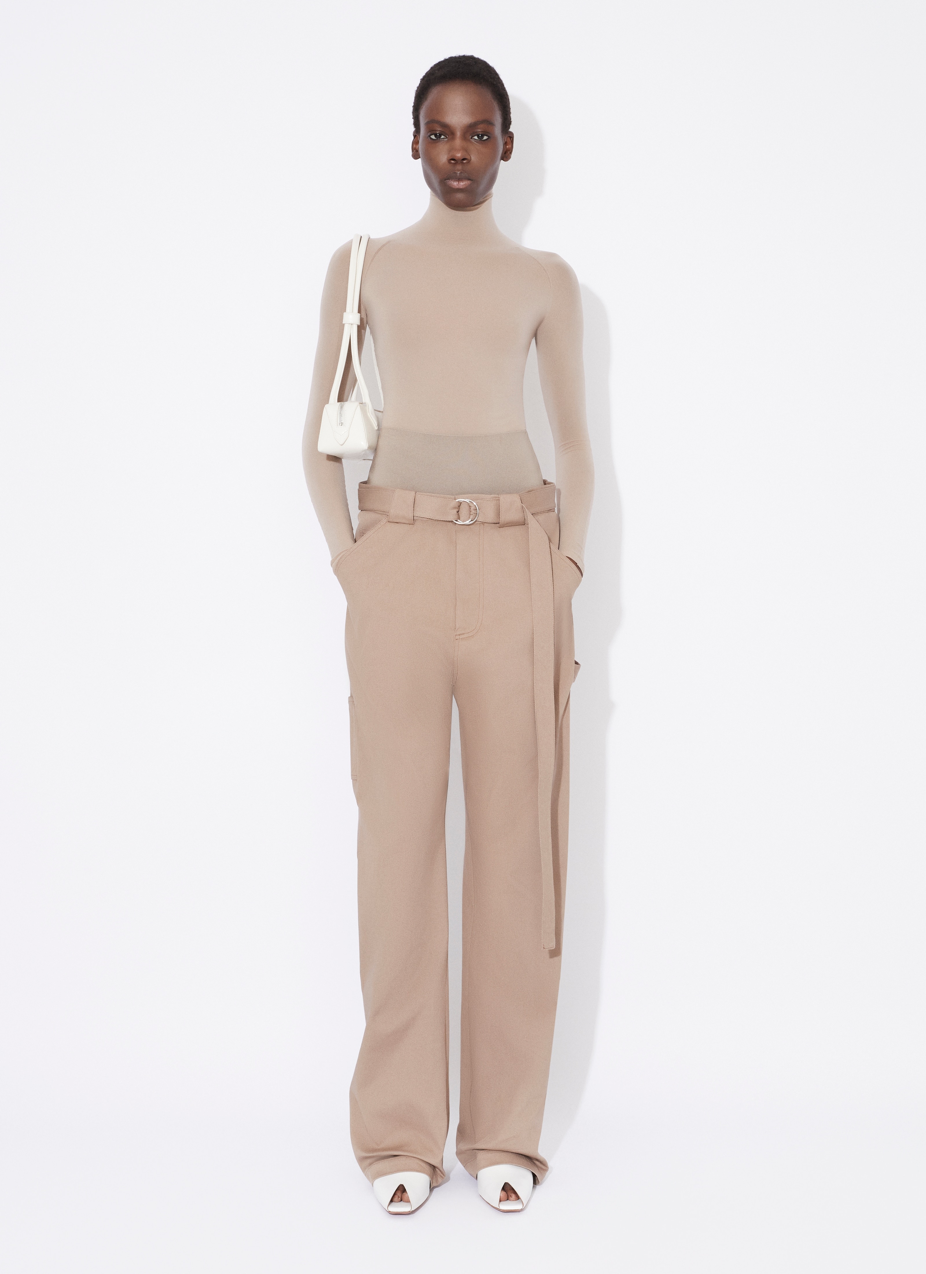 CARGO TROUSERS WITH KNIT BAND - 2