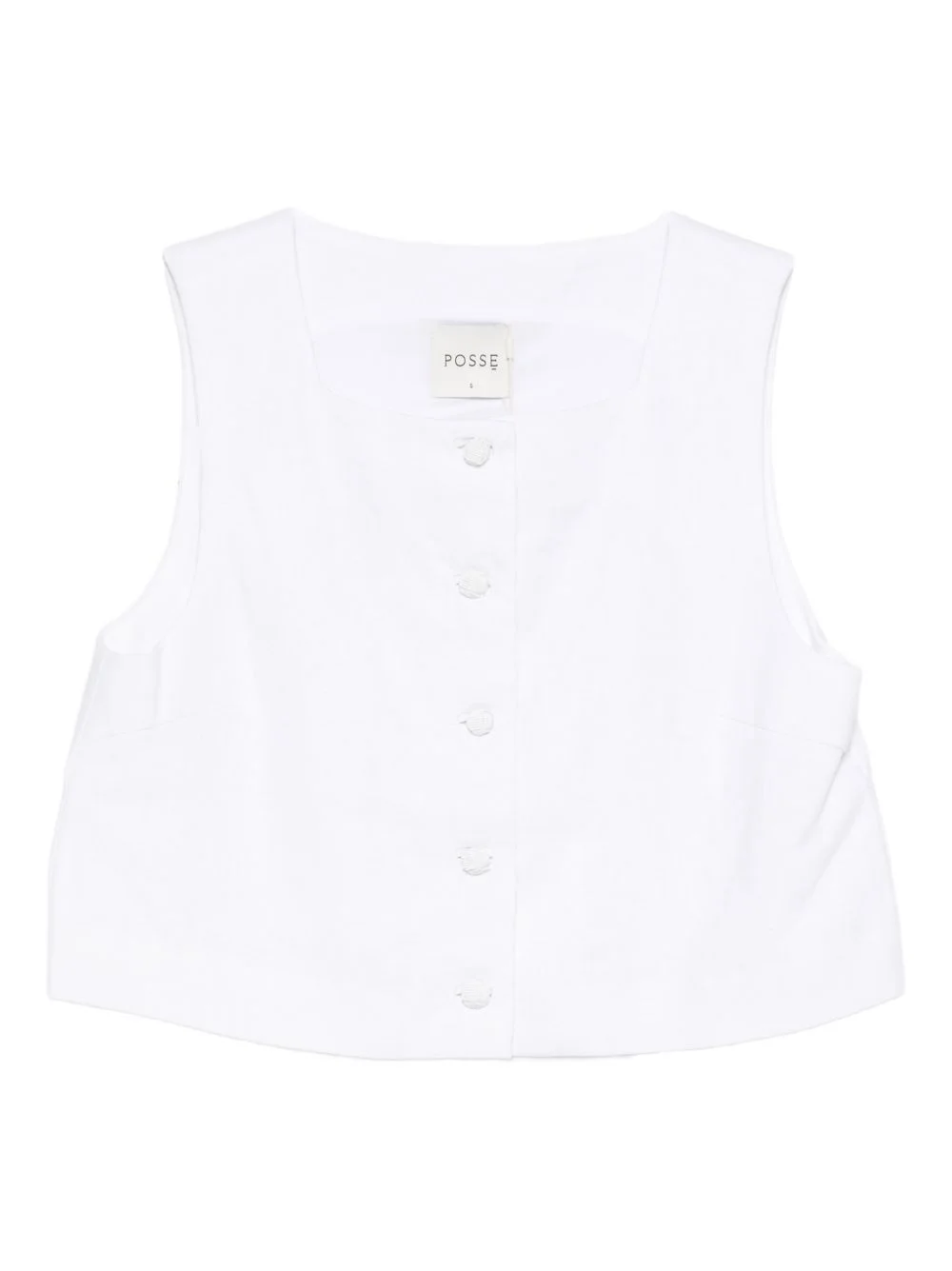 Rio button vest top - 1