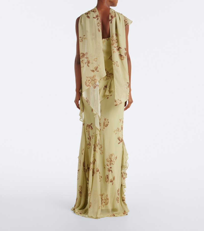 Mayara floral georgette maxi dress 5