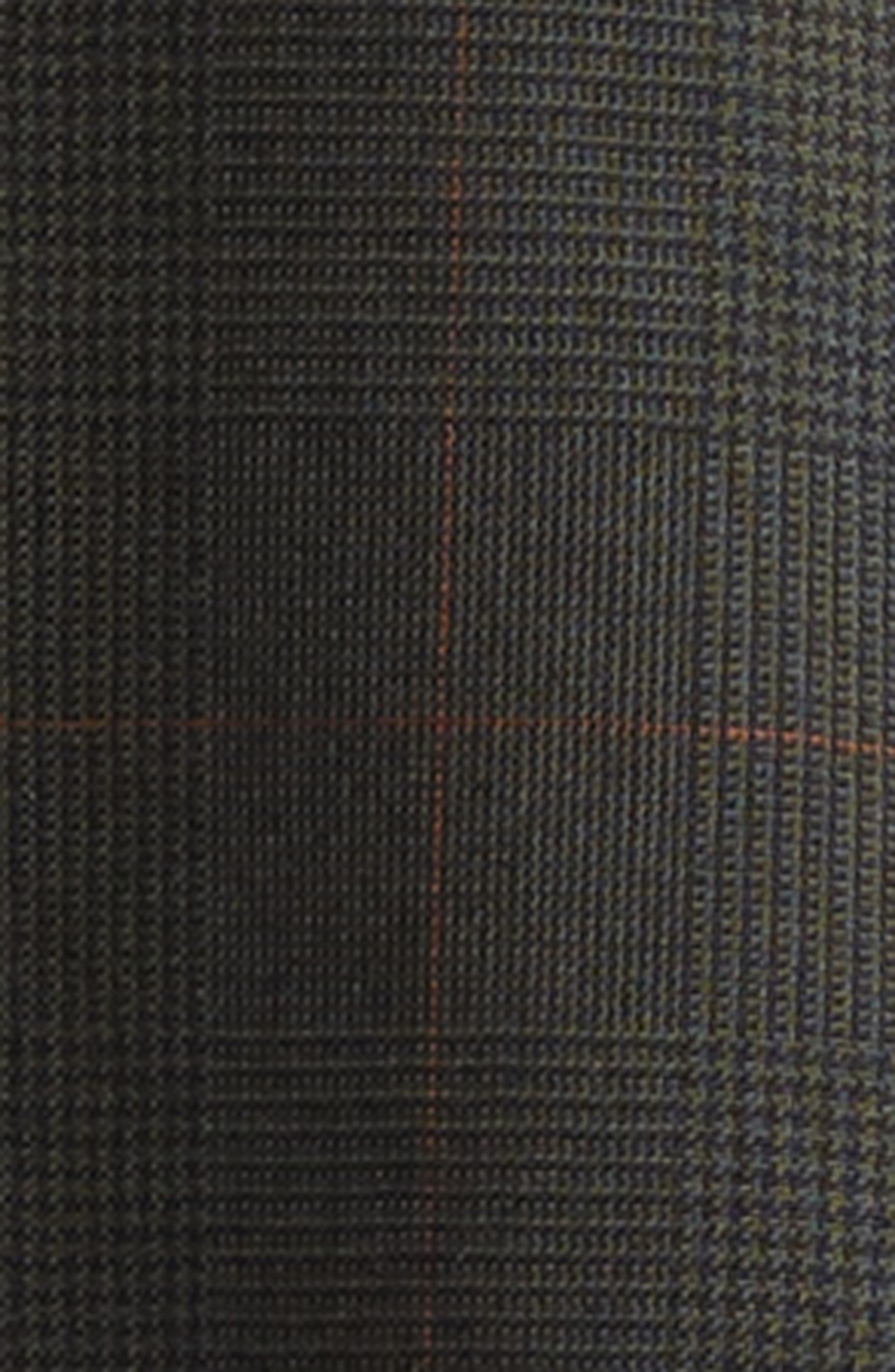 Sacai Glen Check Mixed Media Button-Up Shirt in Black/Khaki at Nordstrom - 7