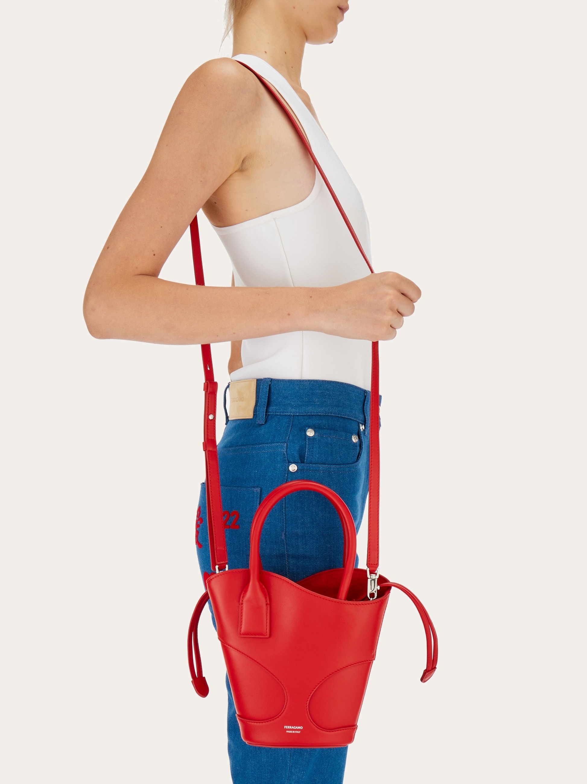 Tote bag with cut-out detailing (S) - 3