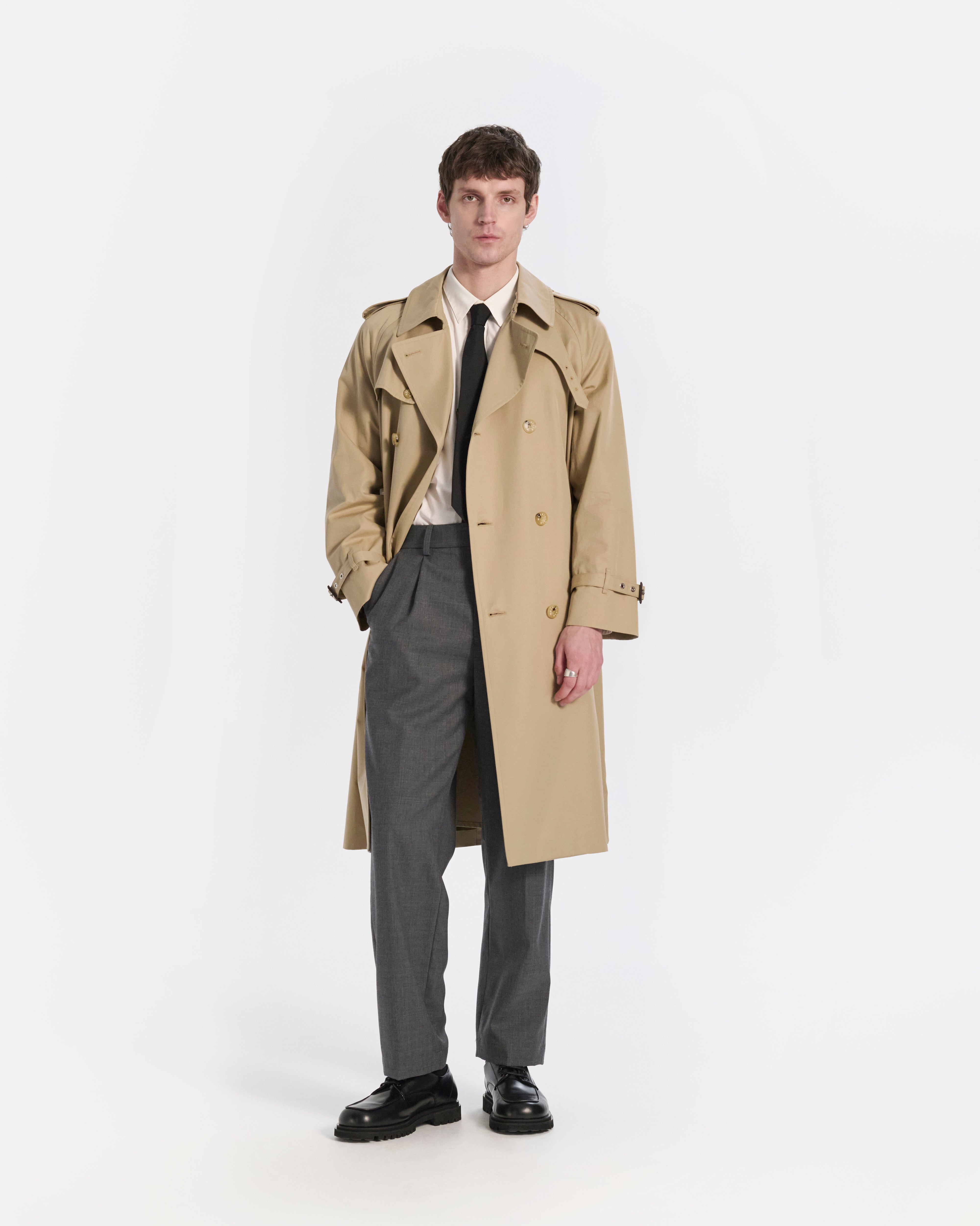 Blanefield Gabardine Double Breasted Trench Coat - 4