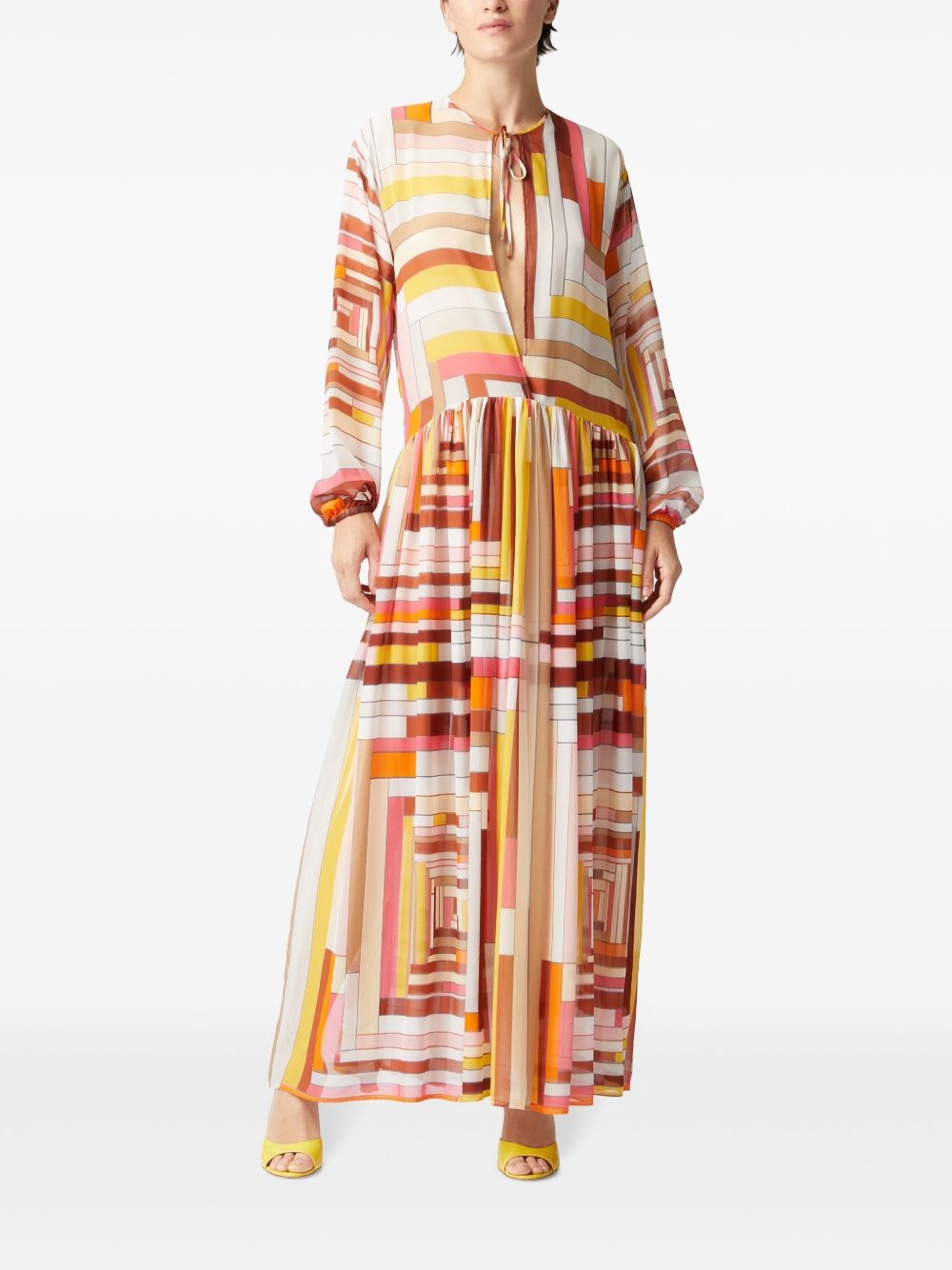 printed beach dress - 2