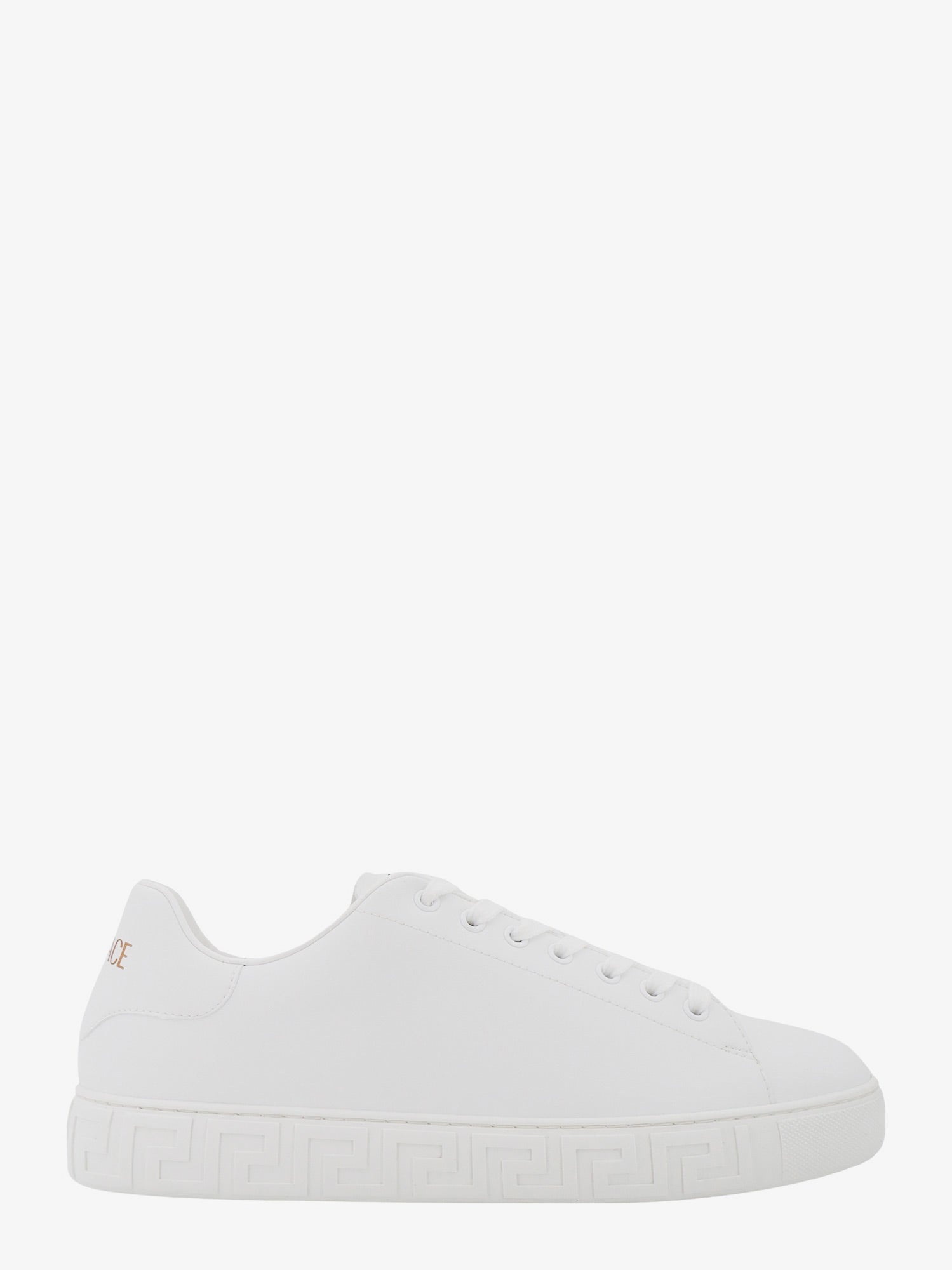 Versace Man Greca Man White Sneakers - 1