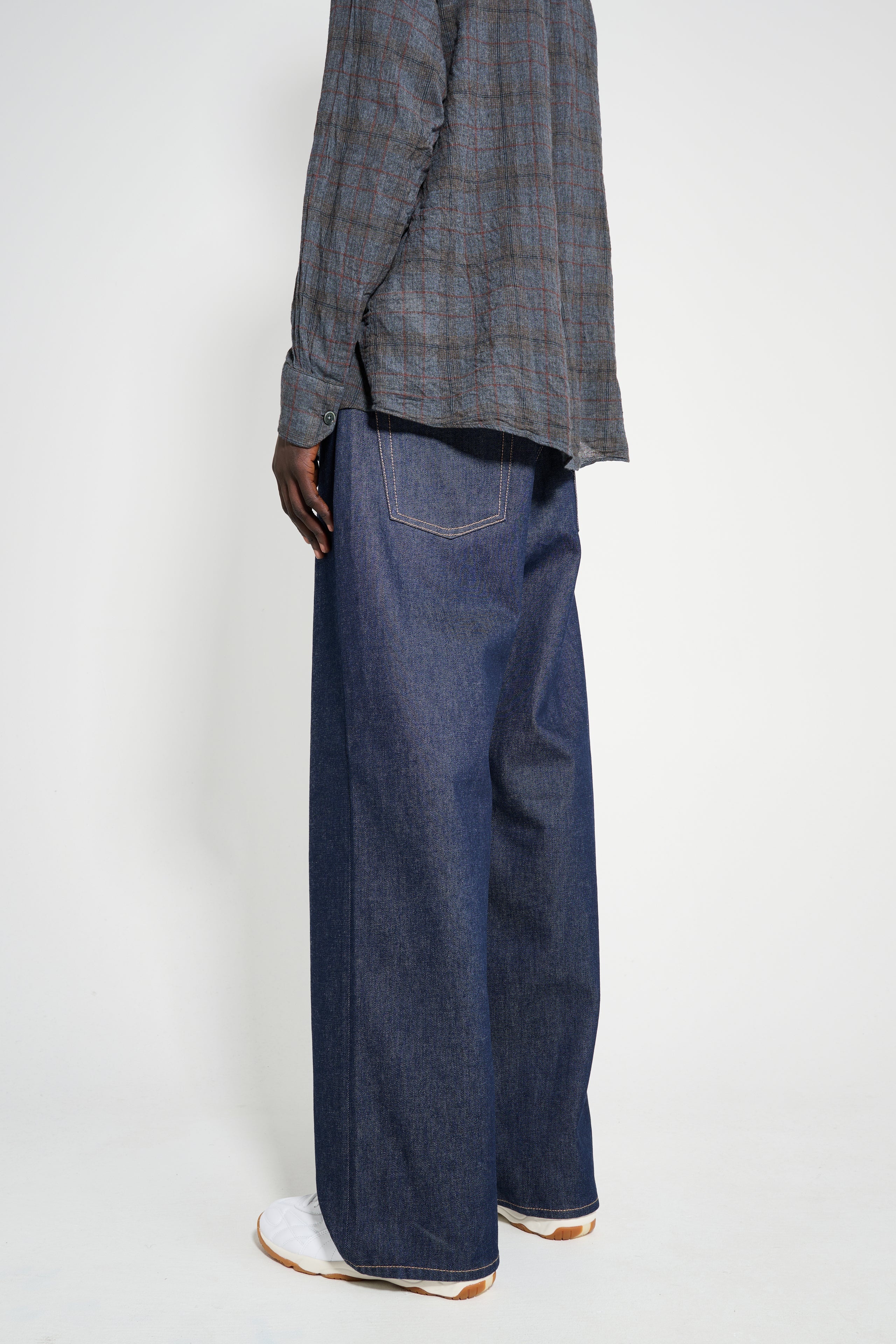 ACNE STUDIOS 1981M BAGGY FIT FN NEW RW INDIGO BLUE - 2