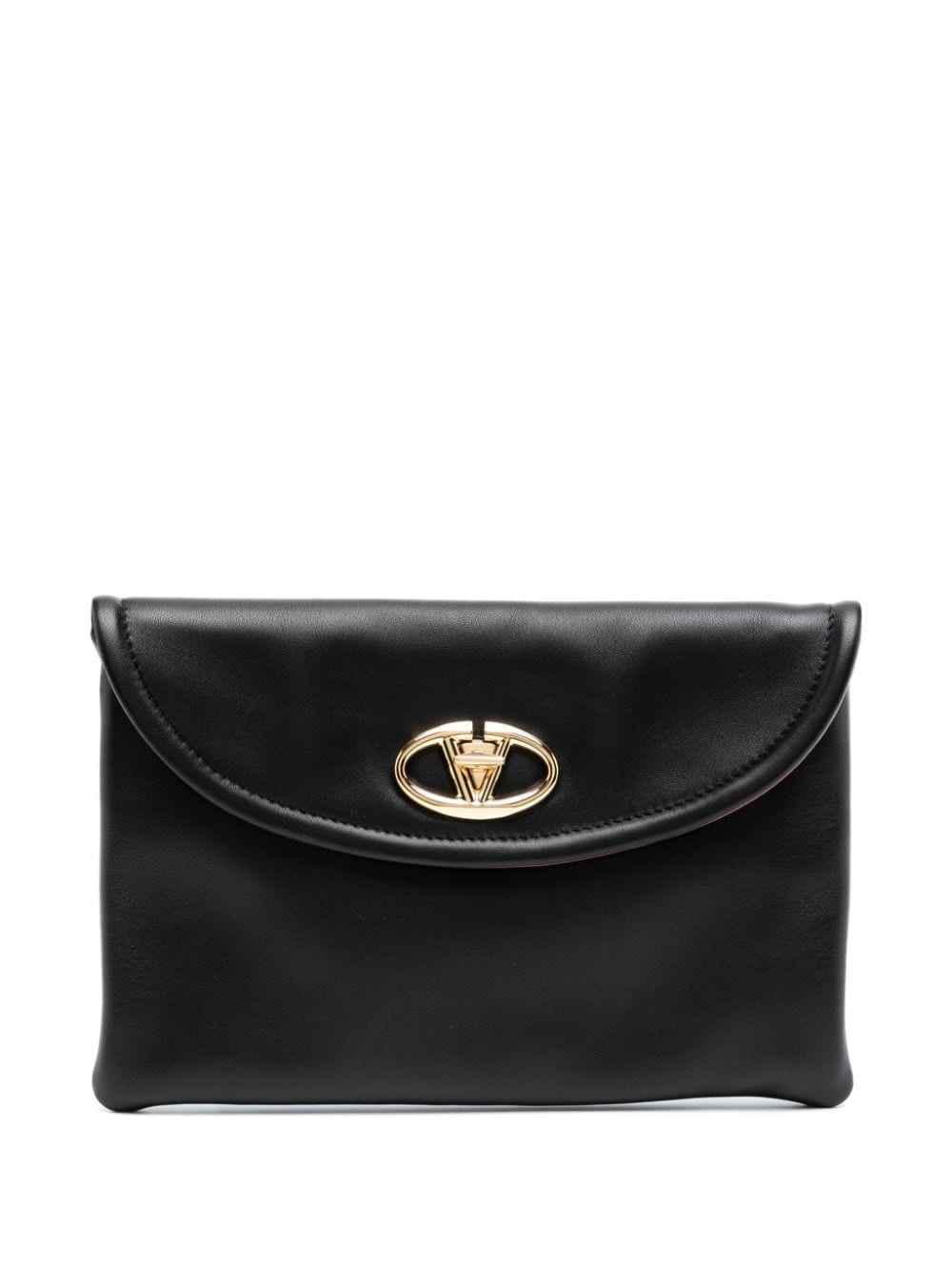 Vlogo Signature leather clutch - 1