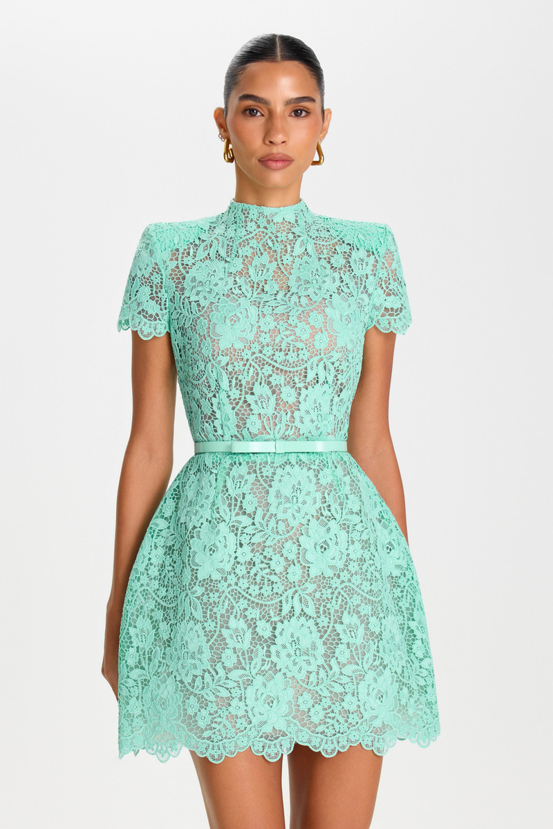 NADINE MERABI Milly Mint Dress outlook