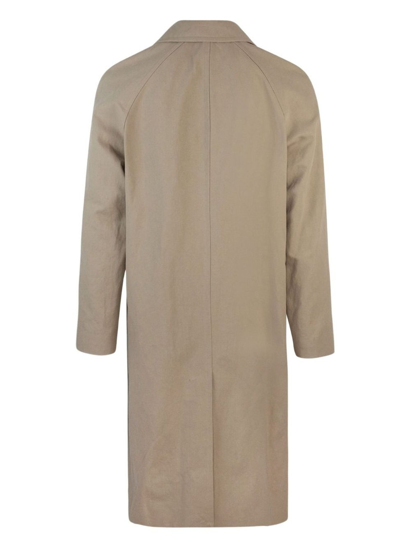 A.P.C. concealed-fastening trench coat outlook