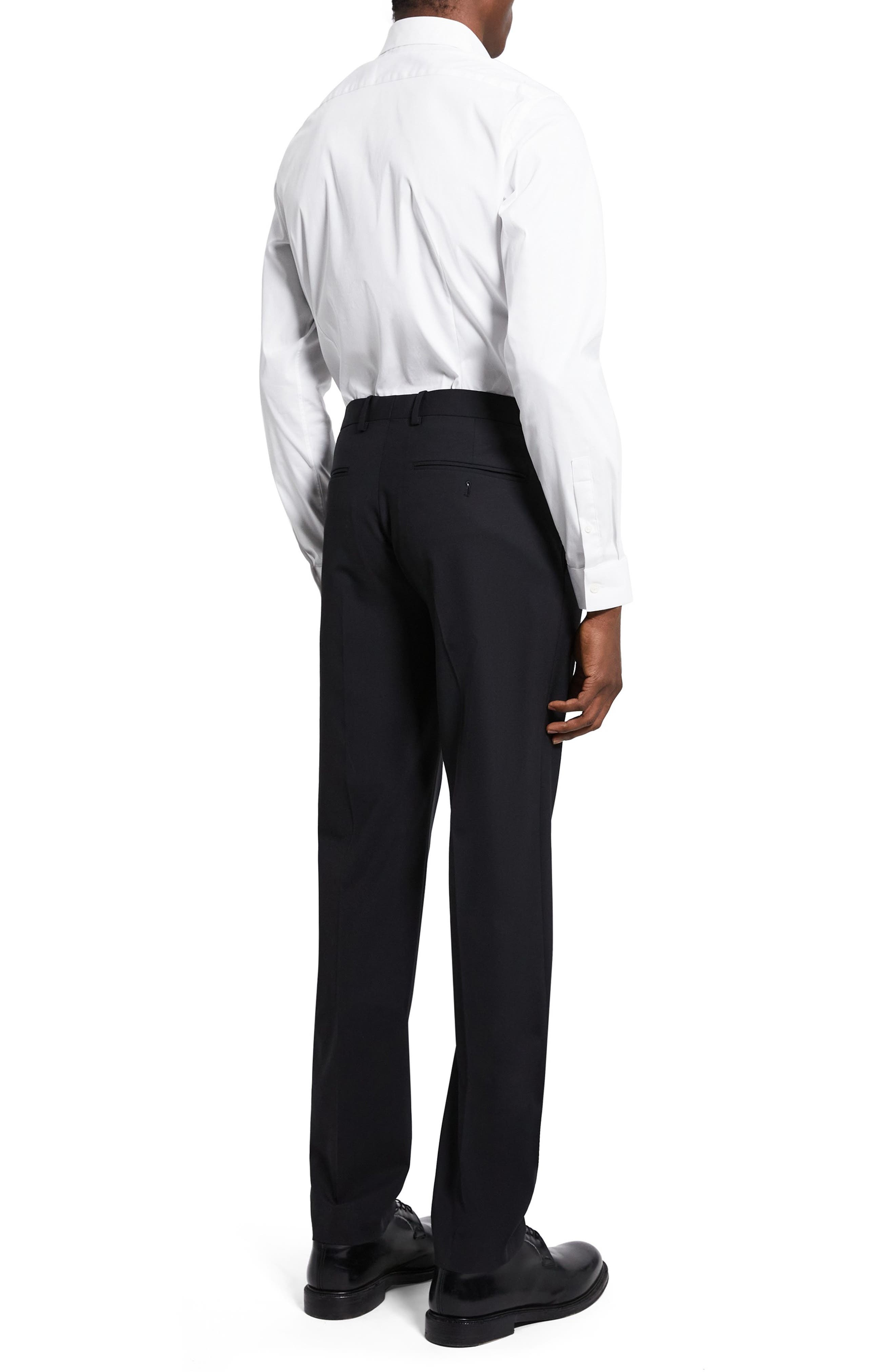Theory Mayer New Tailor 2 Wool Dress Pants in Black - 7