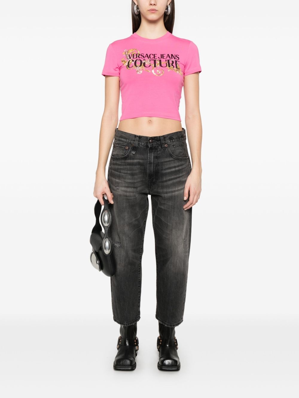 Crystal Outline Barocco T-shirt - 2