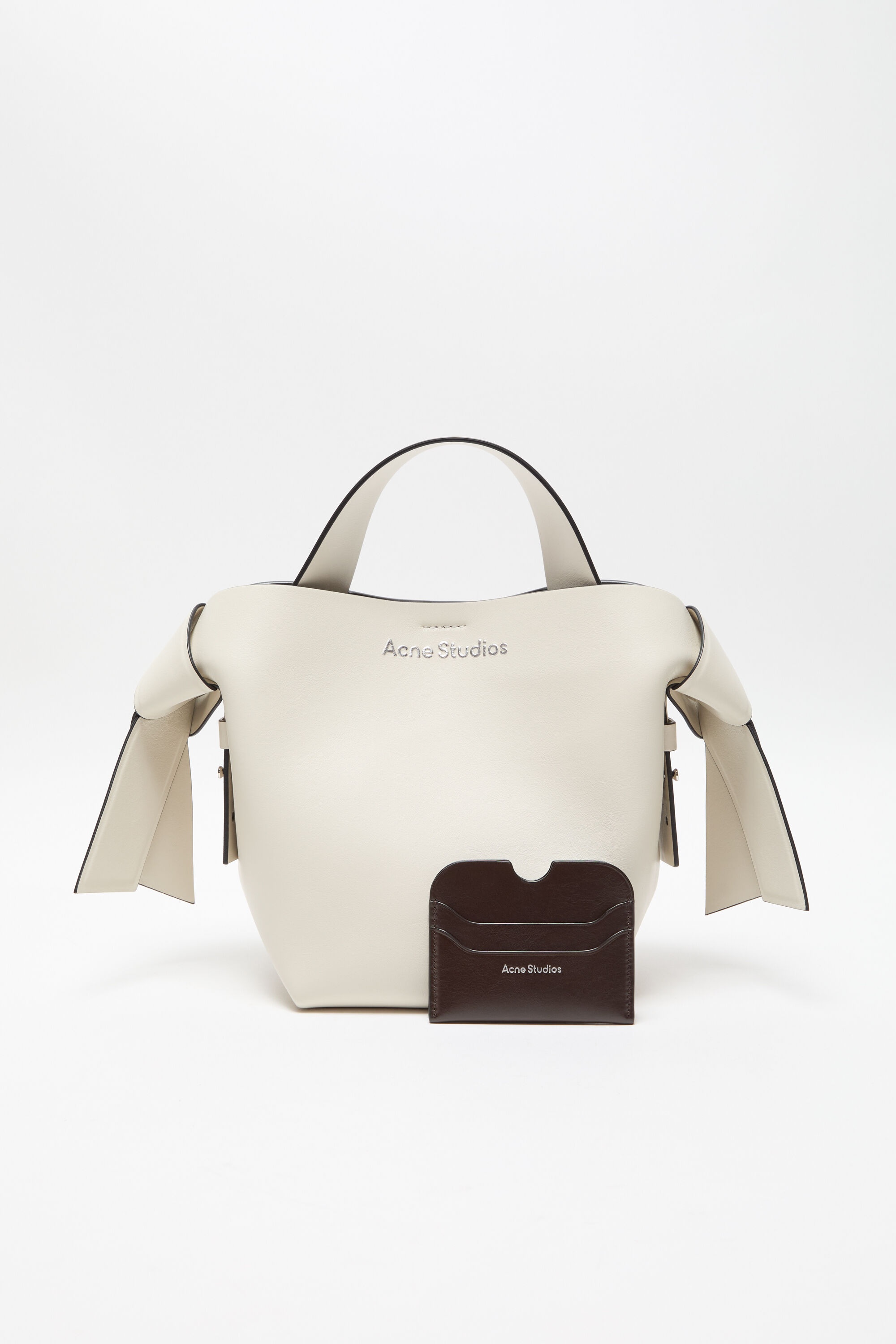Leather card holder - Chocolate brown - 2