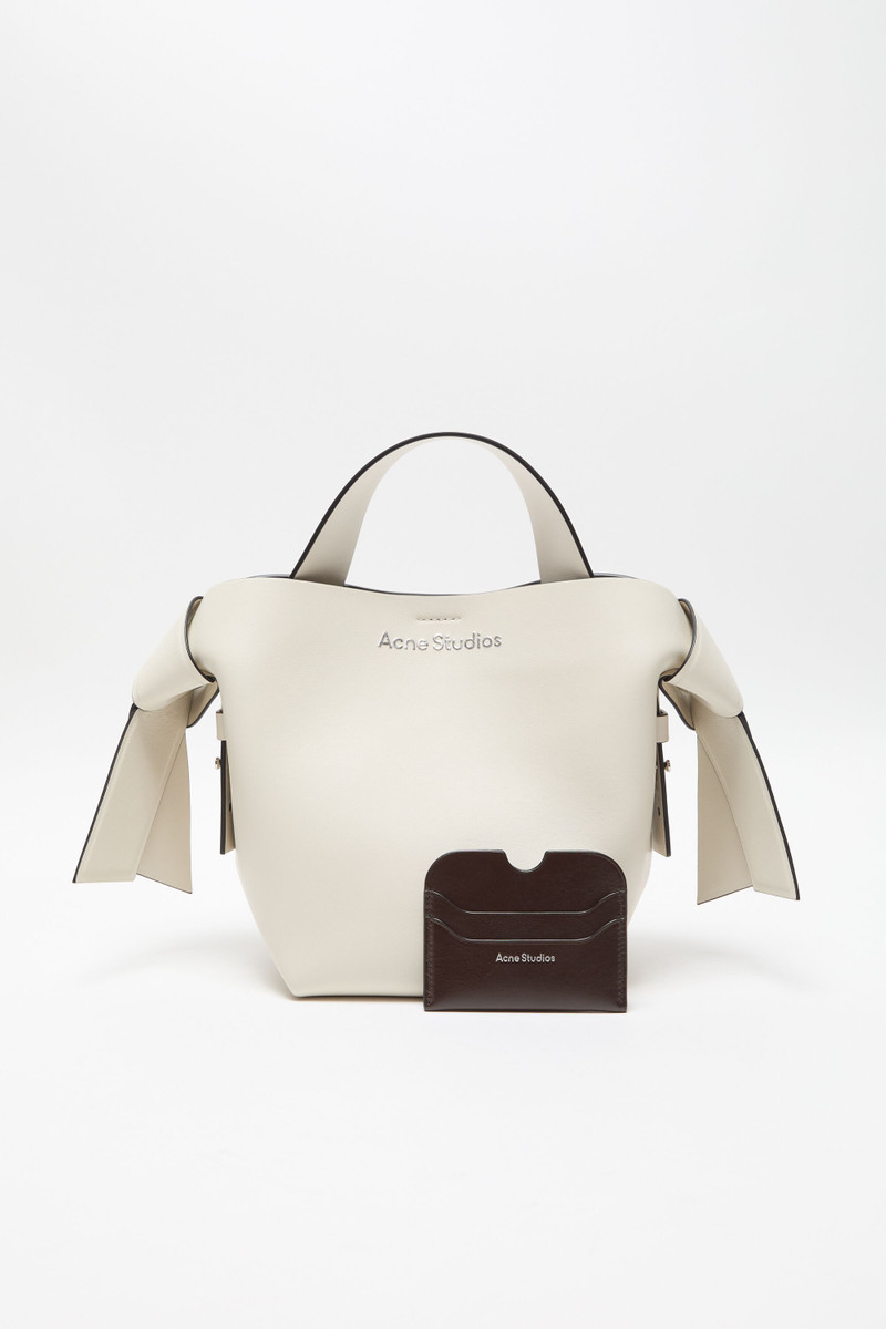 Acne Studios Leather card holder - Chocolate brown outlook