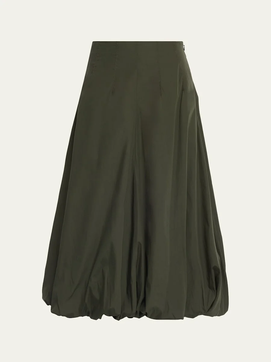 Full Intentions Cotton Bubble Midi Skirt - 1
