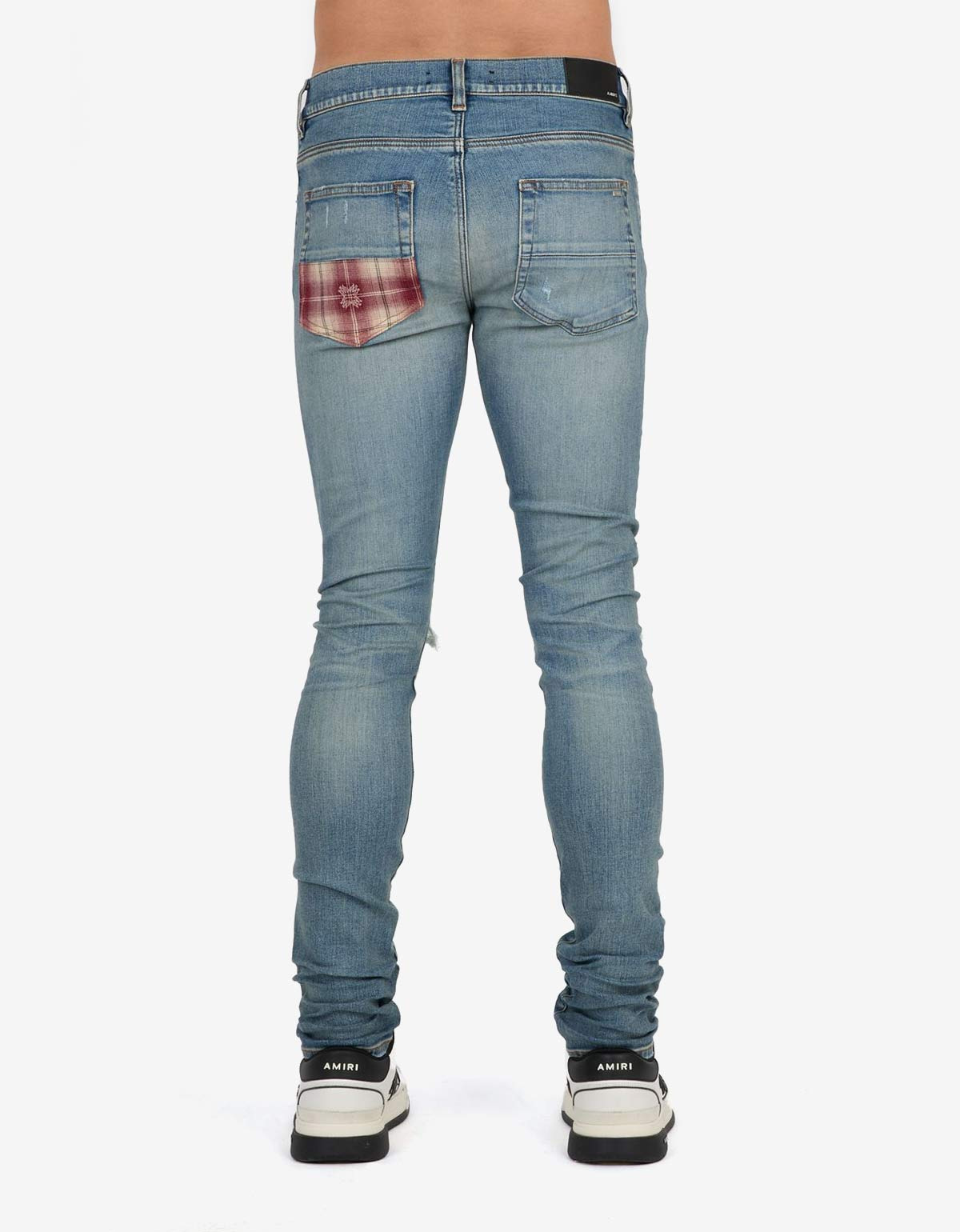 Amiri Blue MA Quad Plaid MX1 Jeans - 2