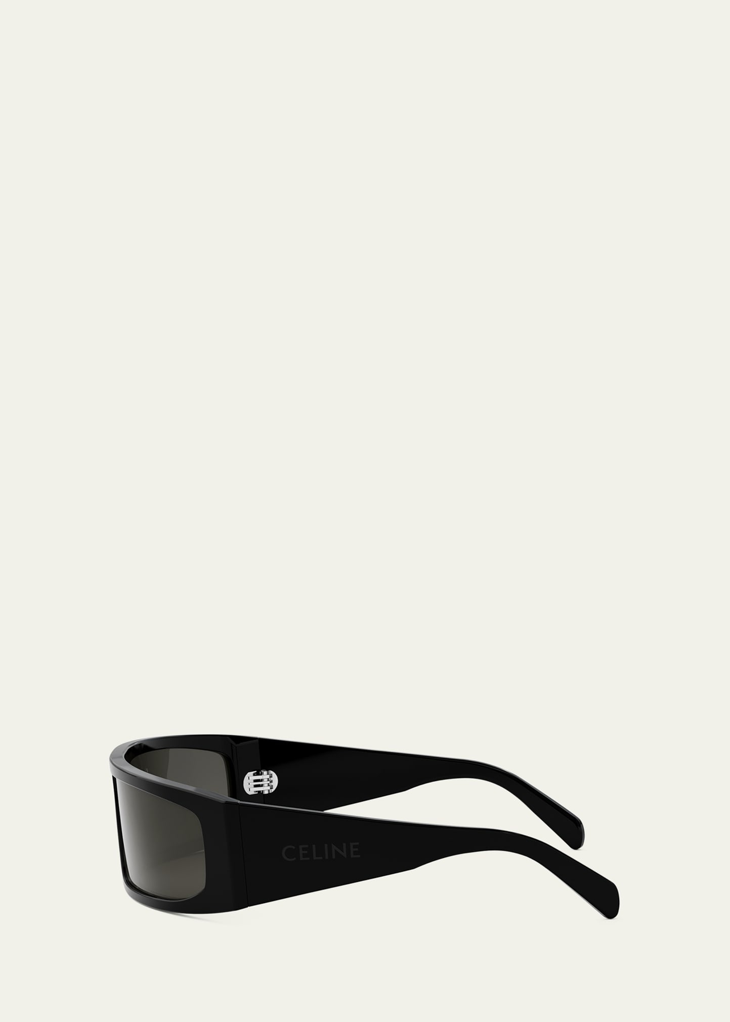 Men's Acetate-Nylon Rectangle Sunglasses - 3