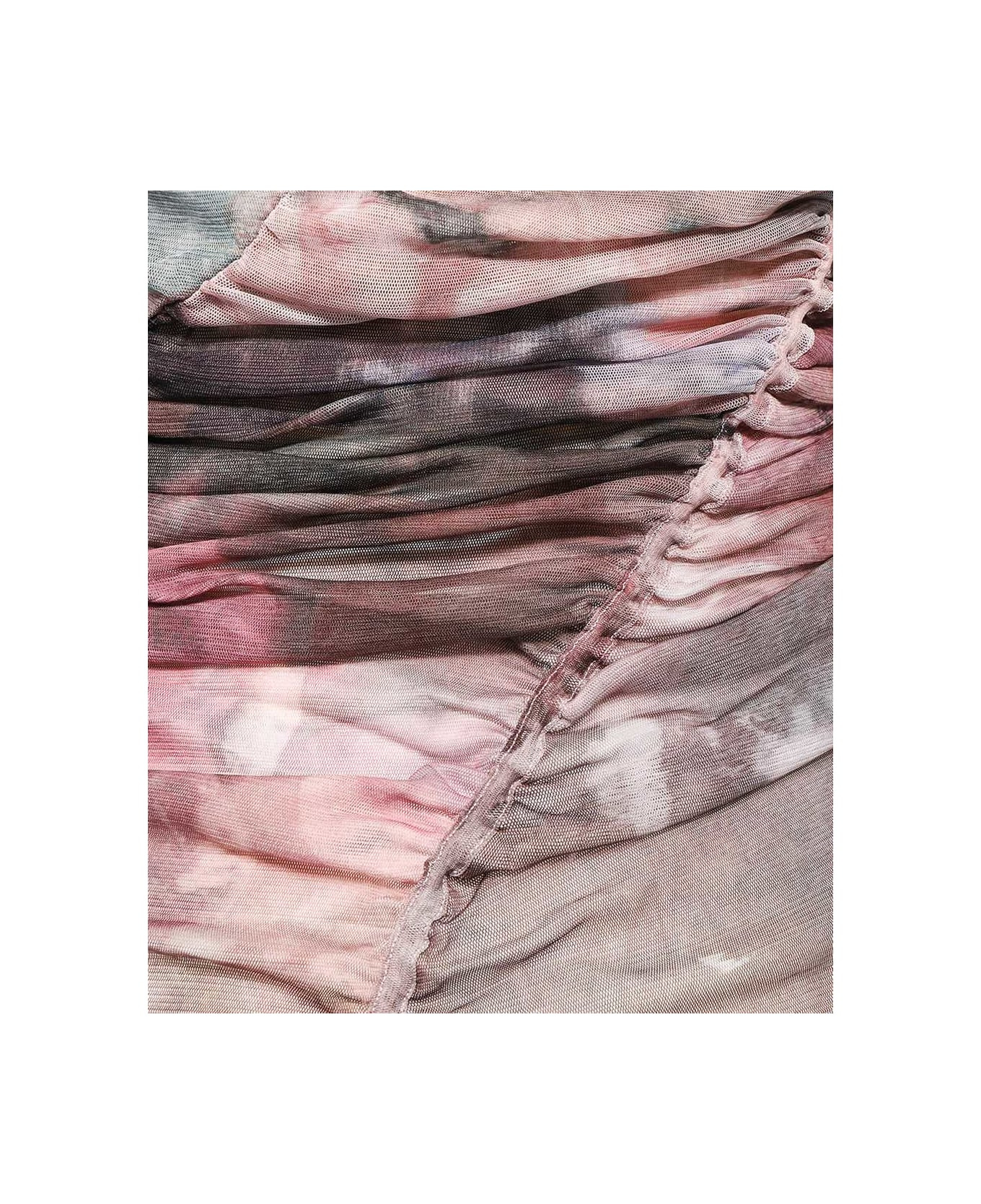 Pastel-print Tulle Dress - 3