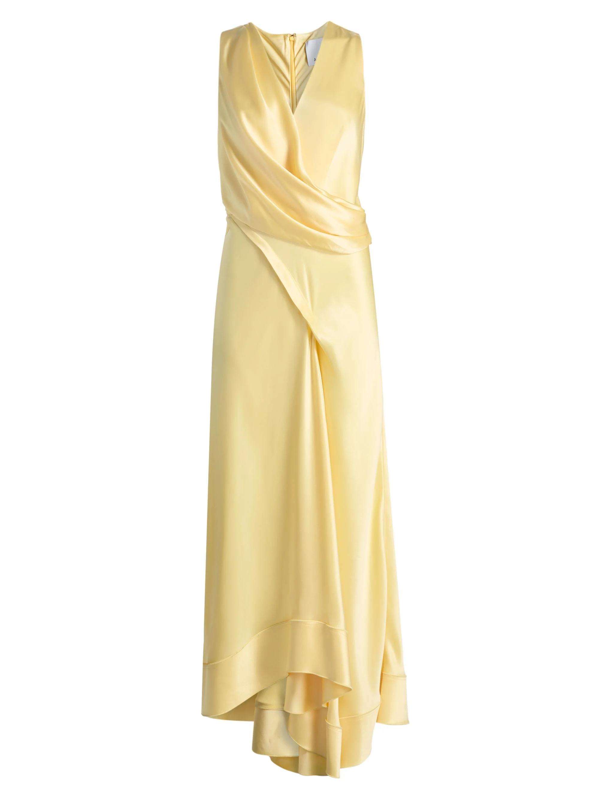 Women's Eastoncroft Draped Satin Maxi Dress - Lemon Sorbet - 1