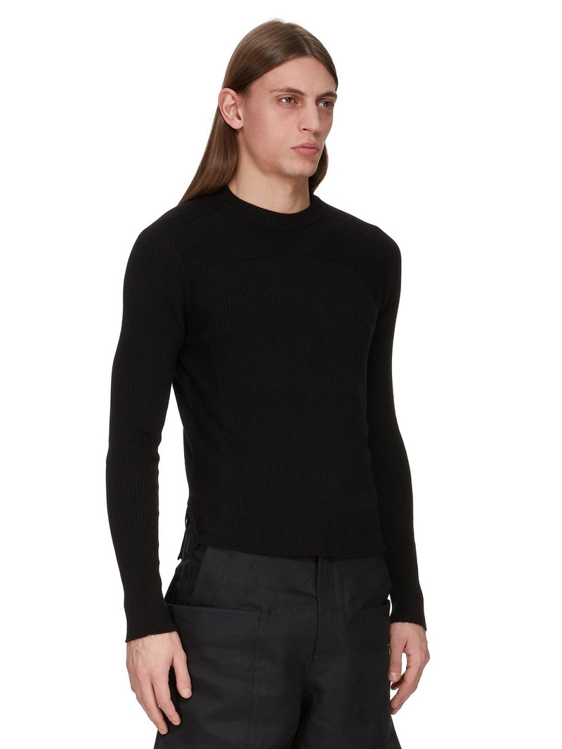 Black Concordians Ribbed Geo Sweater 2